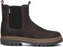 Braqeez 424922-517 Jongens Chelsea Boots Bruin Leer Elastiek Met Rits - Thumbnail 4