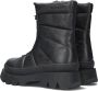 Braqeez 422721-589 Meisjes Biker Boots Zwart Leer Ritssluiting - Thumbnail 3