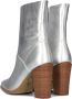 Bronx Next America 34263 Enkellaarsjes Enkelboots met rits Dames Zilver - Thumbnail 5