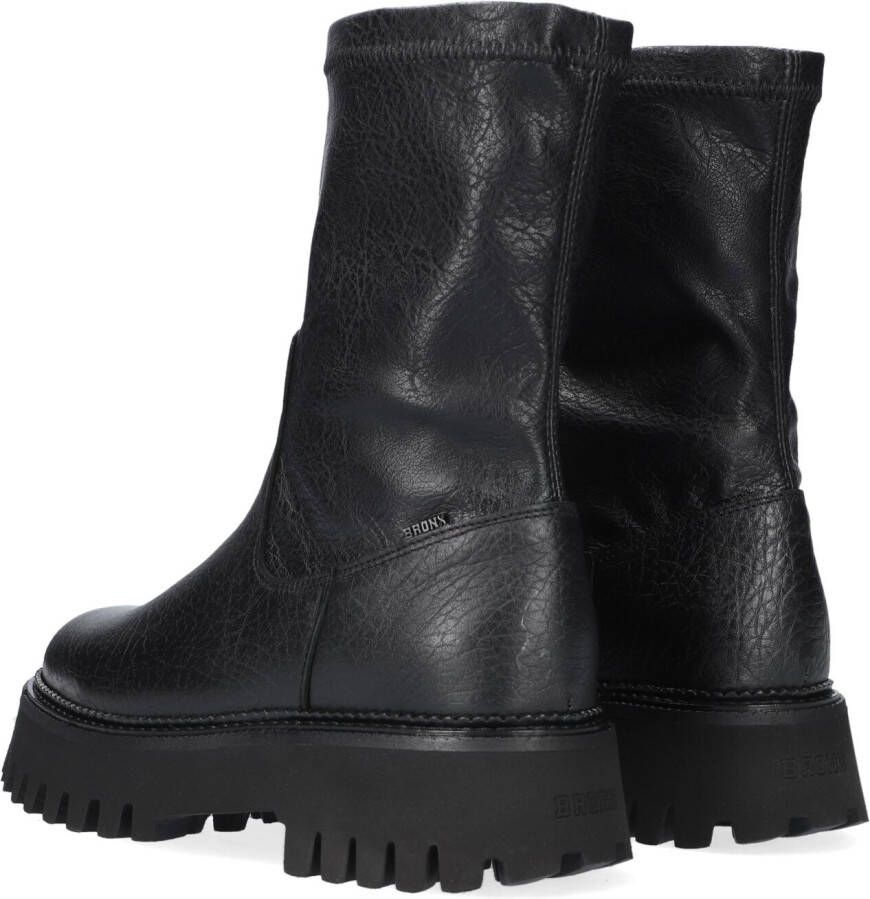 Bronx Zwarte Chelsea Boots Groov-y 47358