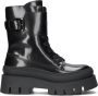 Bronx Evi-ann 47426 Enkelboots Enkellaarsjes Dames Zwart - Thumbnail 4