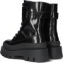 Bronx Evi-ann 47426 Enkelboots Enkellaarsjes Dames Zwart - Thumbnail 5