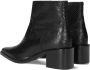 Bronx New-rocca 47403 Enkellaarsjes Enkelboots met rits Dames Zwart - Thumbnail 3