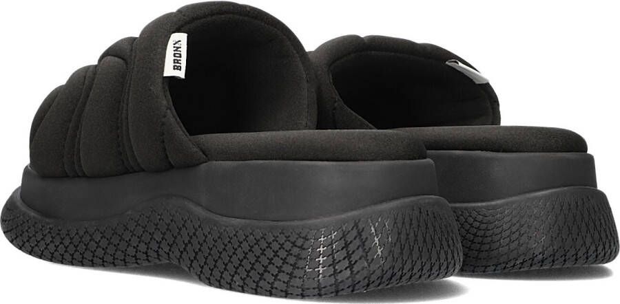 BRONX Zwarte Slippers Bru-te 1