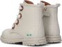 BunniesJR Bunnies JR Tosca Trots Meisjes Biker Boots Beige Leer Veters - Thumbnail 5