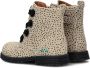 BunniesJR Bunnies JR Tosca Trots Meisjes Biker Boots Beige Suède Veters - Thumbnail 4