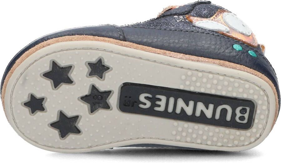 Bunnies Jr Blauwe Babyschoenen Zusje Zacht