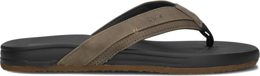 CLAY Groene Slippers 003