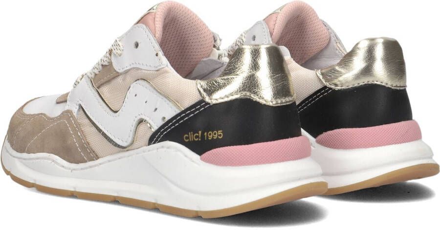 Clic! Beige Lage Sneakers Cl-20669