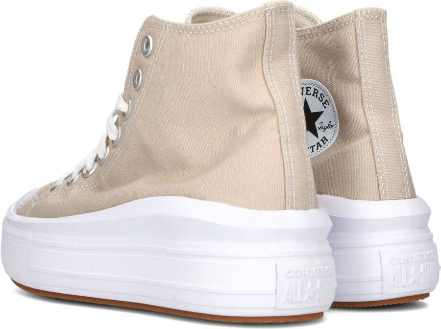 Converse Beige Hoge Sneaker Chuck Taylor All Star Move Platform Dames