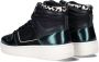 Cruyff Campo High Lux Hoge sneakers Leren Sneaker Dames Zwart - Thumbnail 6