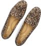 Ctwlk. Leopard Print Fringe Ballerina Schoenen Brown Dames - Thumbnail 7