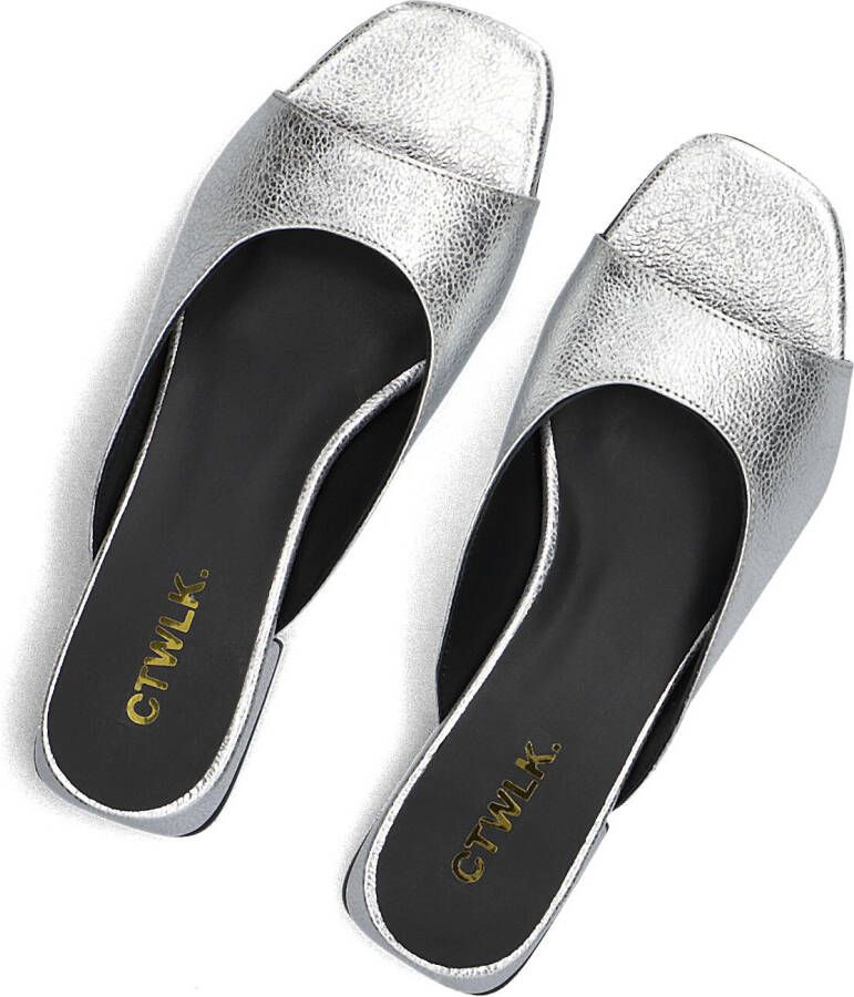 CTWLK Zilveren Slippers Villa