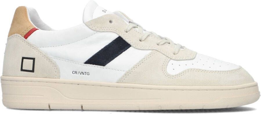 D.a.t.e Witte Lage Sneakers Court 2.0 Heren