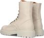 Bruin Tinten 41442 Veterboots Laarzen Met Veters Meisjes Beige - Thumbnail 3