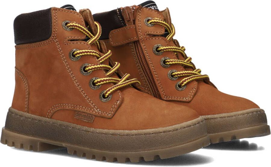 DEVELAB Cognac Boots 45161