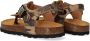 Develab Mannen Nubuck Camouflage Sandalen Jongensschoenen 48179 Khaki - Thumbnail 4