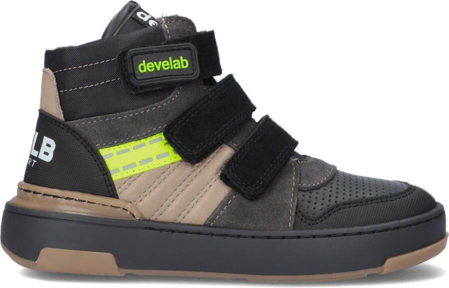 Develab Zwarte Hoge Sneaker 47679