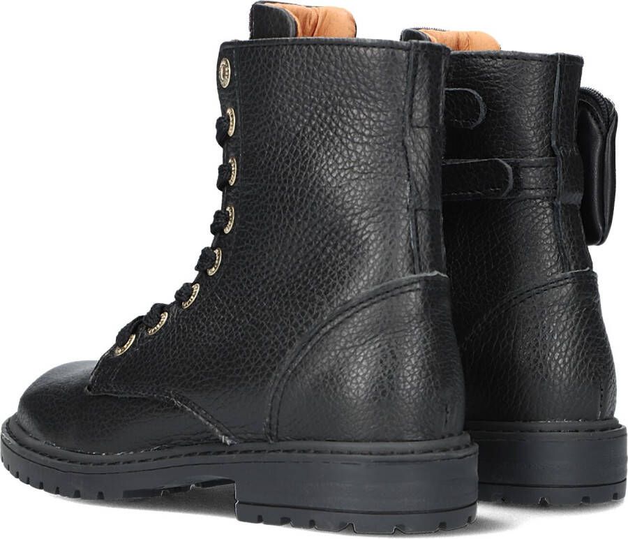 Develab 42718 Veterboots Laarzen Met Veters Meisjes Kids Zwart - Foto 3