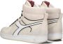 Retro Sneaker bruin Tinten Magic Basket Mid Legacy Hoge sneakers Leren Sneaker Beige - Thumbnail 3