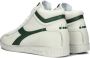 Retro Sneaker Game High Waxed Hoge sneakers Leren Sneaker Groen - Thumbnail 5