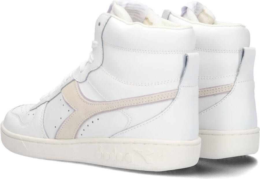 Diadora Witte Hoge Sneaker Magic Basket Mid Woman