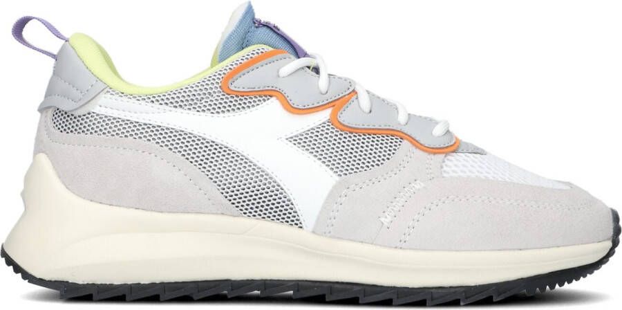 Diadora Witte Lage Sneakers Jolly Suede Mesh Woman