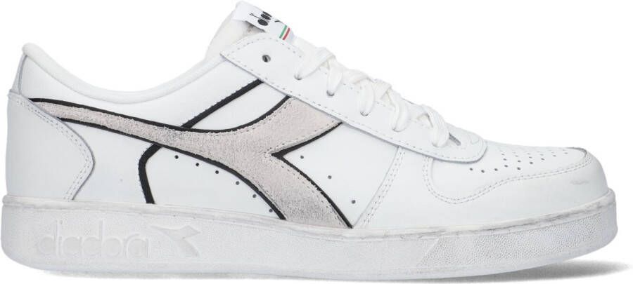 Diadora Witte Lage Sneakers Magic Basket Low Icona