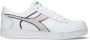 Diadora Magic Basket Low Icona Lage sneakers Leren Sneaker Wit - Thumbnail 6