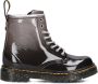 Dr. Martens 1460 Glitter T lak veterboots zwart zilver - Thumbnail 4