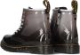 Dr. Martens 1460 Glitter T lak veterboots zwart zilver - Thumbnail 5