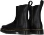 Dr martens Amaayah Lo black orleans Zwart Leer Chelsea boots Dames - Thumbnail 4