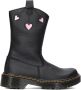 Dr. Martens Bex Heart P-O Boot J leren enkellaarzen zwart lila - Thumbnail 4