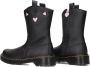 Dr. Martens Bex Heart P-O Boot J leren enkellaarzen zwart lila - Thumbnail 5