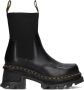 Dr. Martens Zwarte leren enkellaarzen Black Dames - Thumbnail 3