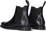 Dr. Martens Klassieke Chelsea Boots Flora Zwart Leer Black Dames - Thumbnail 4