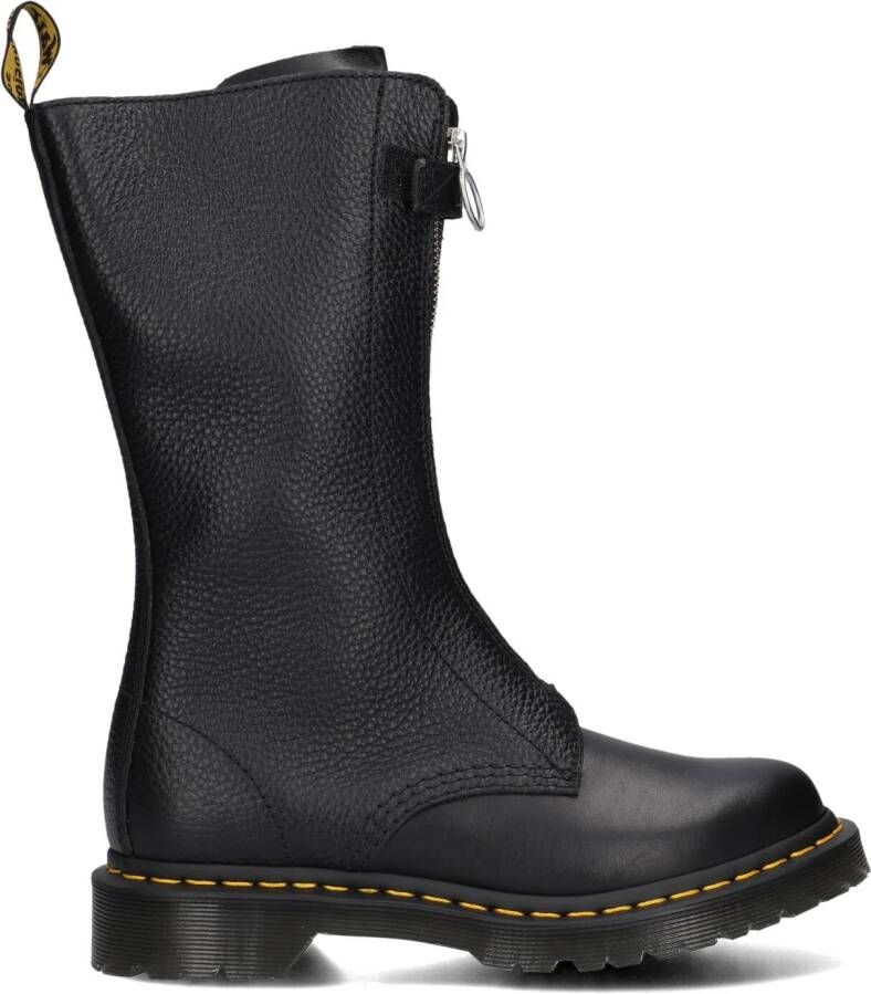 DR MARTENS Zwarte Laarzen 1b99 Front Zip