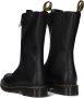 Dr. Martens Zwarte Front Zip Laarzen voor Vrouwen Black Dames - Thumbnail 5