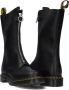 Dr. Martens Zwarte Front Zip Laarzen voor Vrouwen Black Dames - Thumbnail 7