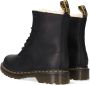 Dr Martens 1460 Faux Fur Lined Lace Up Boots Dr. Martens Zwart Dames - Thumbnail 5