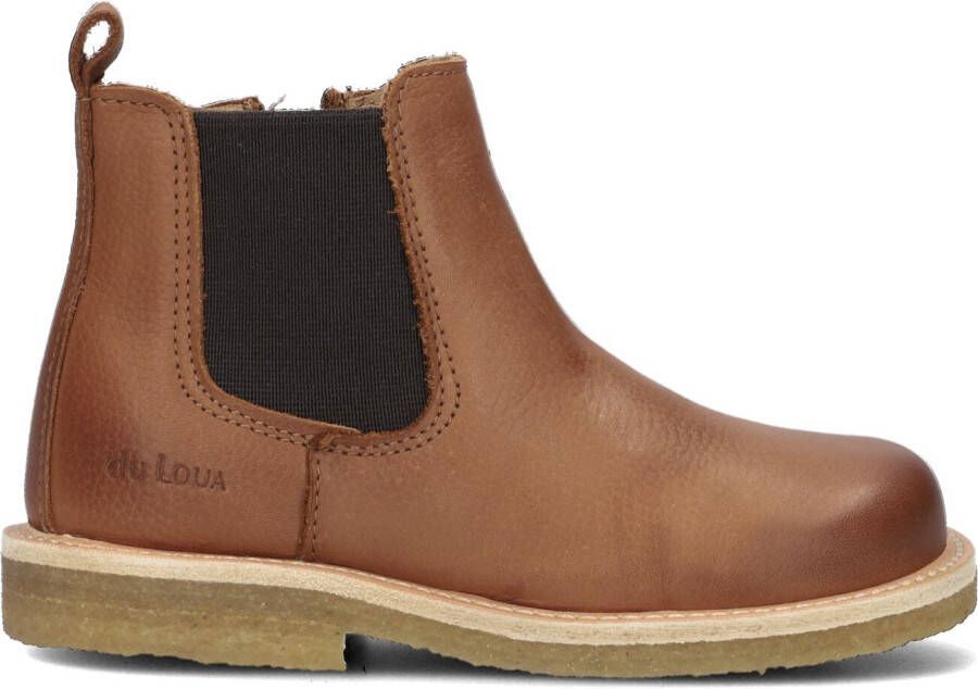 DU LOUA Cognac Chelsea Boots Du Cos