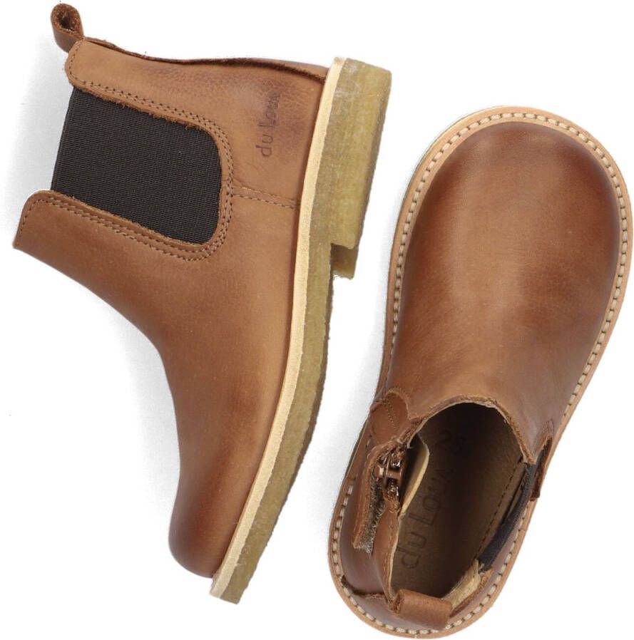 DU LOUA Cognac Chelsea Boots Du Cos