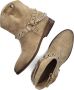 Elena Iachi Beige Bikerlaarzen met Western-accenten Beige Dames - Thumbnail 5