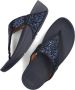 Fit Flop Lulu glitter toe thongs X03 399 midnight nav donkerblauw - Thumbnail 10