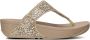 FITFLOP Teenslippers Dames Lulu Glitter Maat: 43 Materiaal: Textiel Kleur: Goud - Thumbnail 3