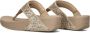 FITFLOP Teenslippers Dames Lulu Glitter Maat: 43 Materiaal: Textiel Kleur: Goud - Thumbnail 4