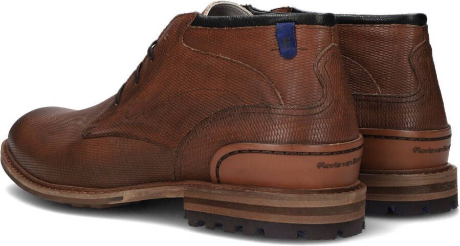 Floris Van Bommel Cognac Veterschoenen Sfm-50087