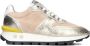 Floris van Floris van Bommel van Floris van Bommel Sneakers Dames Lage sneakers Damesschoenen Leer SFW-10115 met Goud - Thumbnail 4