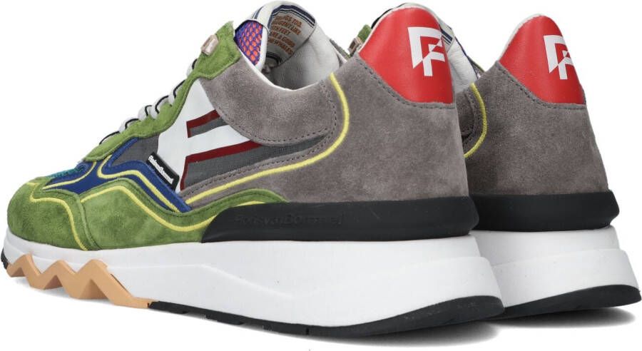 Floris Van Bommel Groene Lage Sneakers Sfm-10197