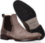 Floris van Bommel Bruin Tinten 20082 Chelsea boots Enkellaarsjes Heren Taupe - Thumbnail 4